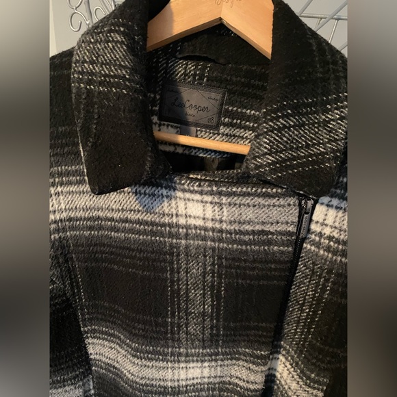 💥 SALE💥 Vintage Y2K Lee Cooper black & white coat - Picture 5 of 9